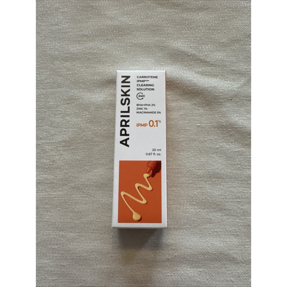 APRILSKIN Carrotene IPMP 0.1% Acne Clearing Solution, Niacinamide+SA 0.67oz